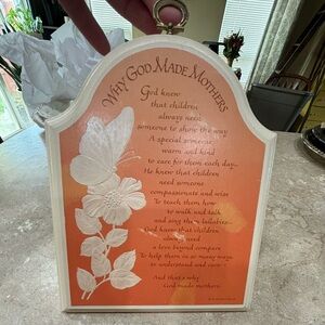 ✂️Why God made Mothers Plaque✂️